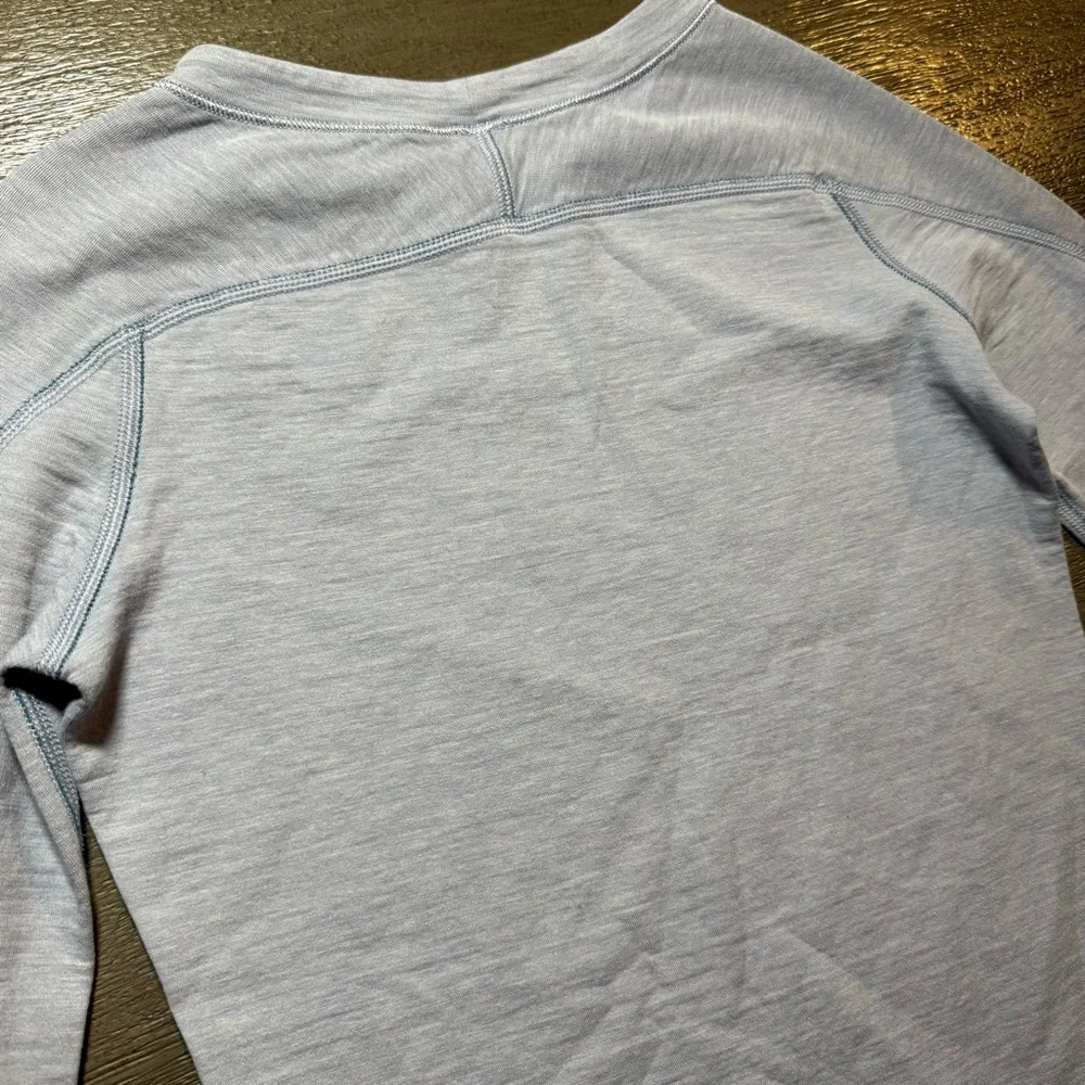 Lululemon Ivivva Shirt Long Sleeve Ice Blue 10